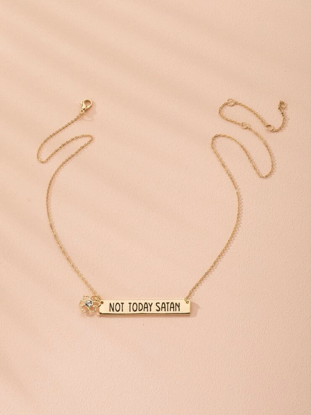 Not Today Satan Necklace